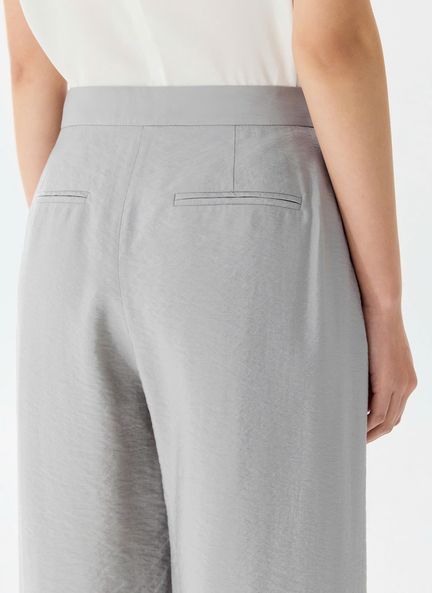 Quần suông 3 ly, pha rayon, 2 túi hông thật