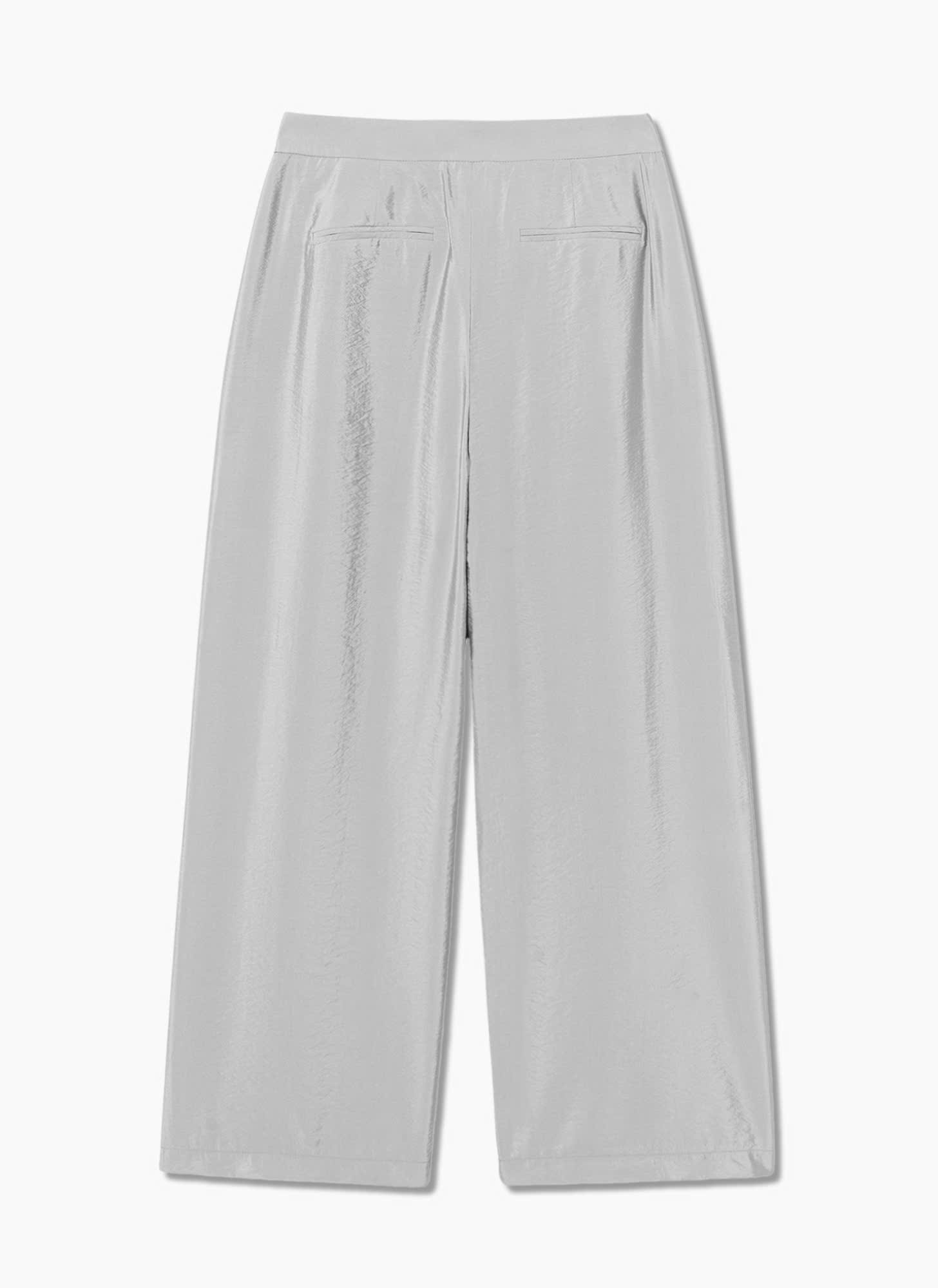 Quần suông 3 ly, pha rayon, 2 túi hông thật