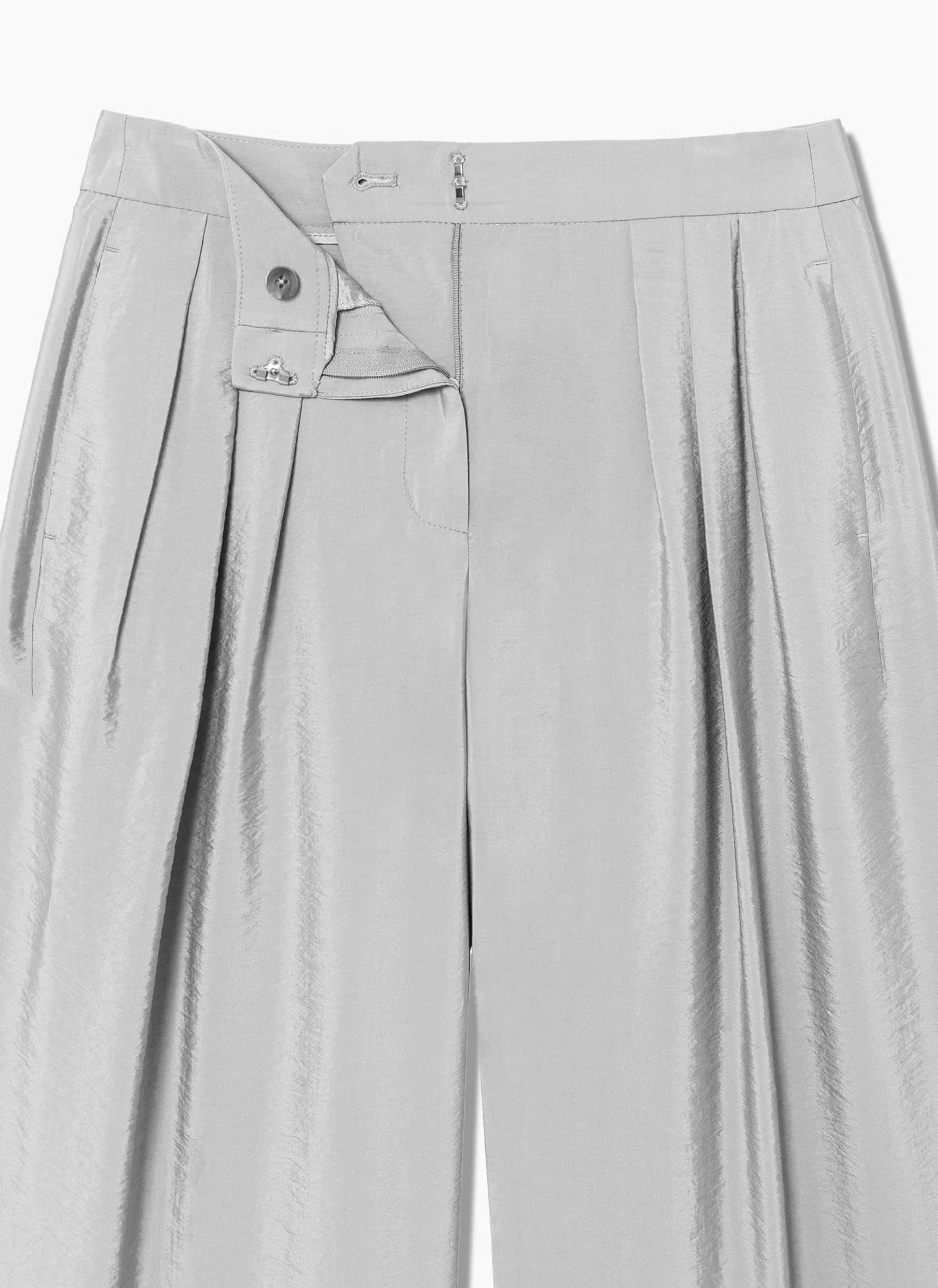 Quần suông 3 ly, pha rayon, 2 túi hông thật