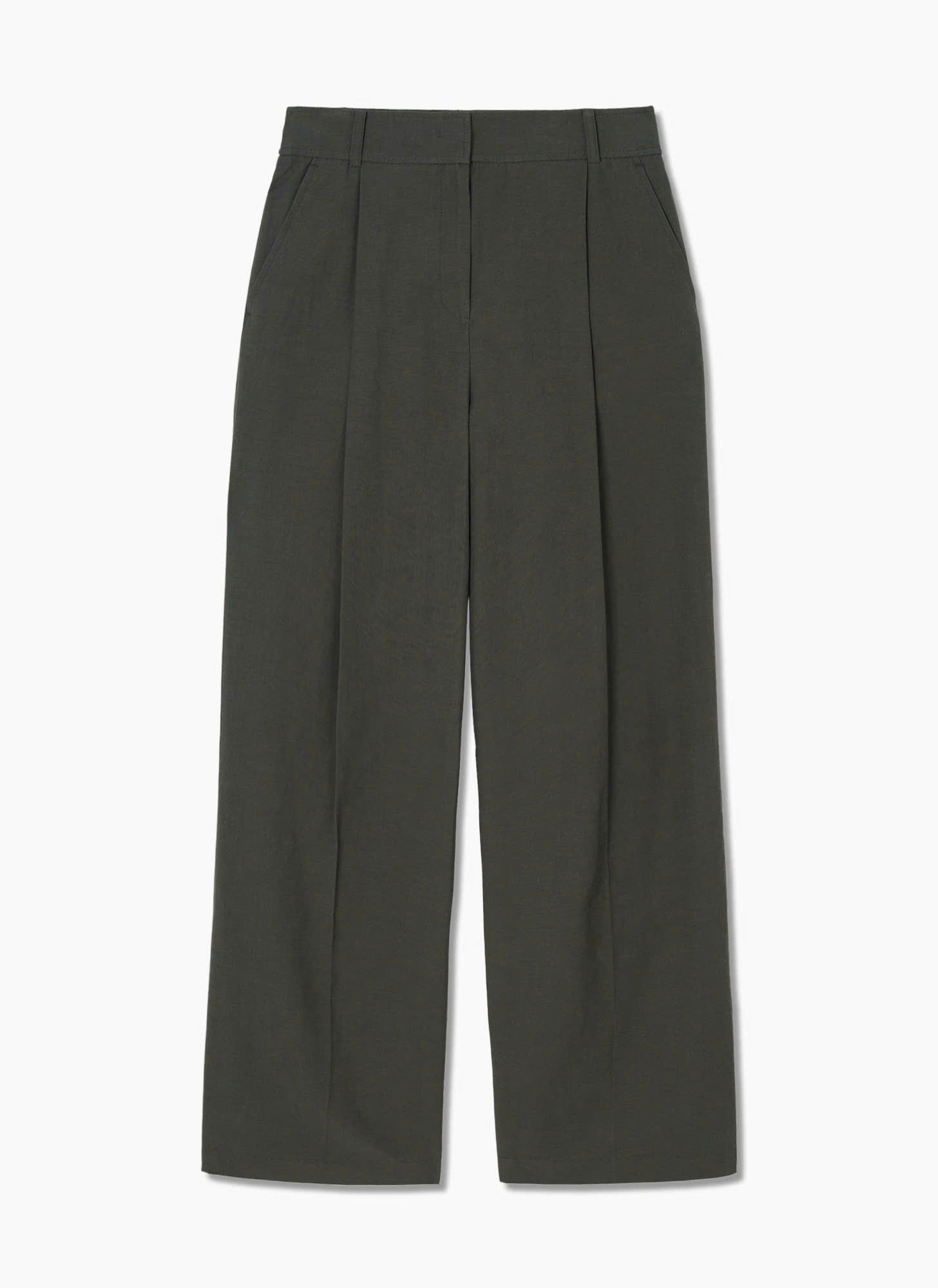 Quần suông pha rayon, may 2 túi chéo