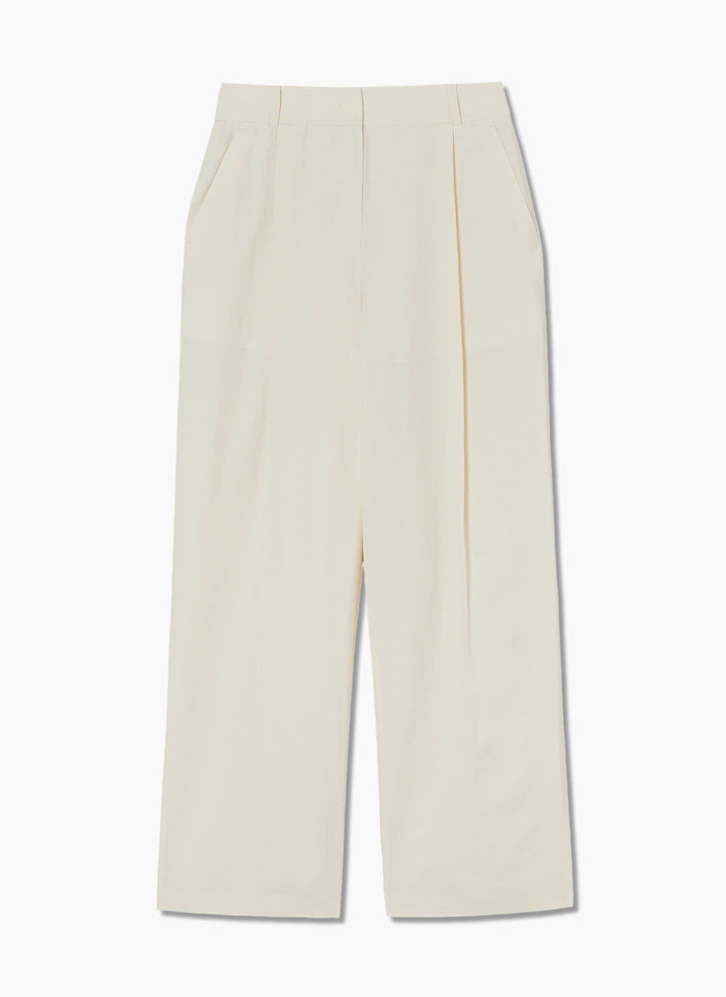 Quần suông pha rayon, may 2 túi chéo