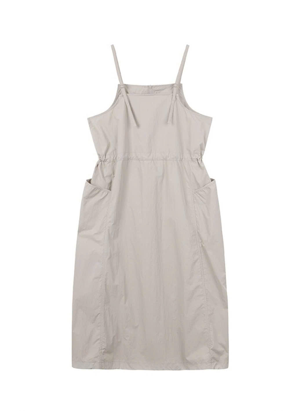Váy yếm 2 dây, kéo khóa ngực