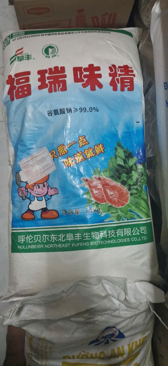 bột ngọt xá tôm bao 25 kg