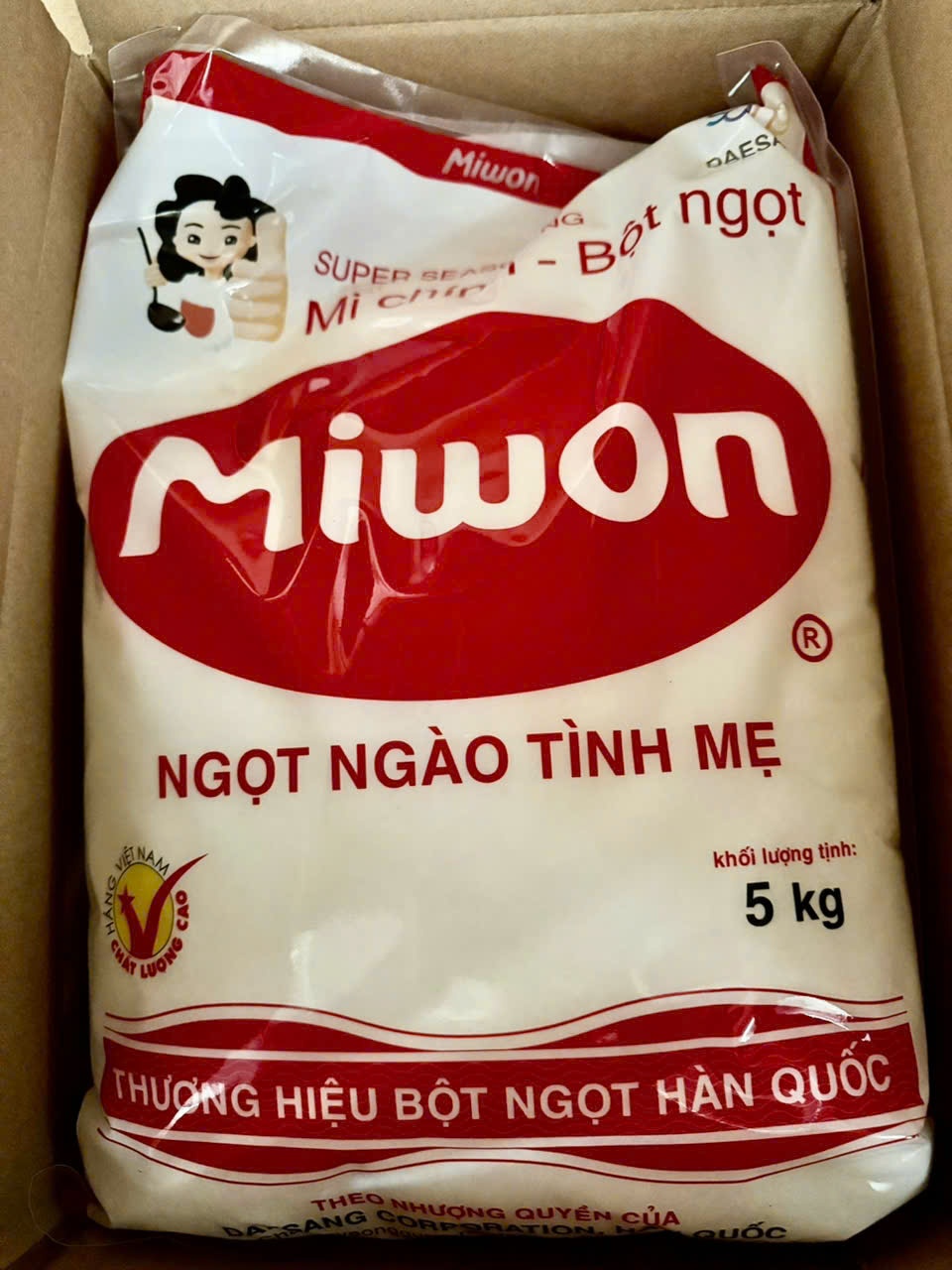 bột ngot miwon 5kg