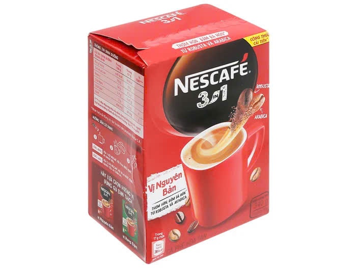 CAFFE SỮA NES HỘP ĐỎ