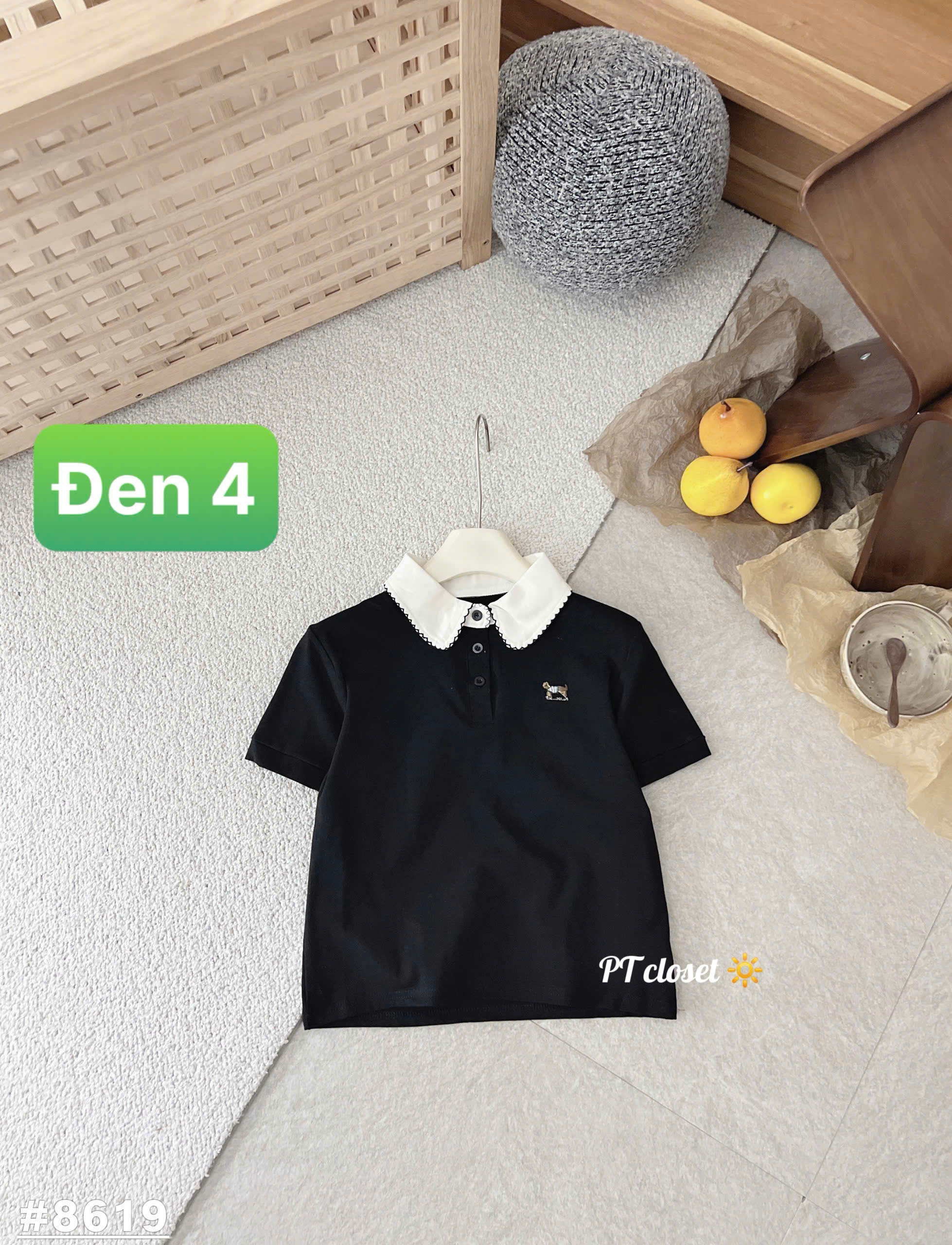 AP8619 áo polo phối cổ