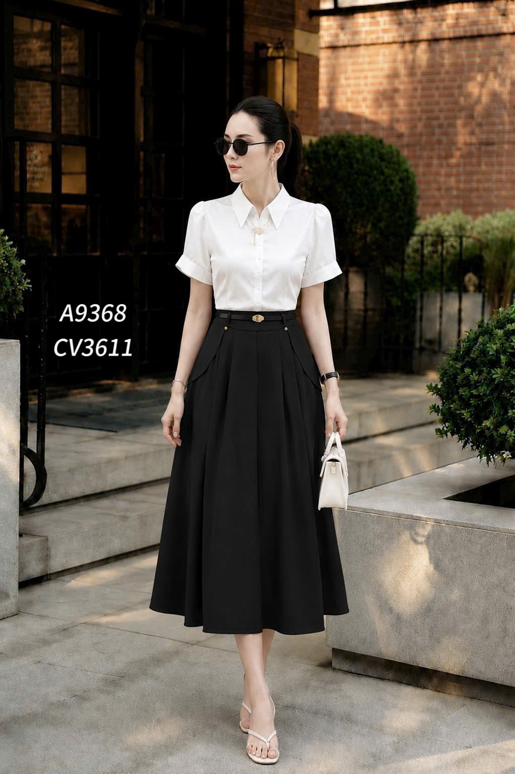 CV3166 cv QC vạt hông