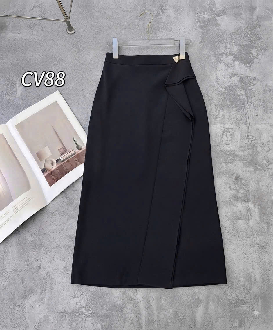 CV88 cv vạt bèo khuy vàng 80cm