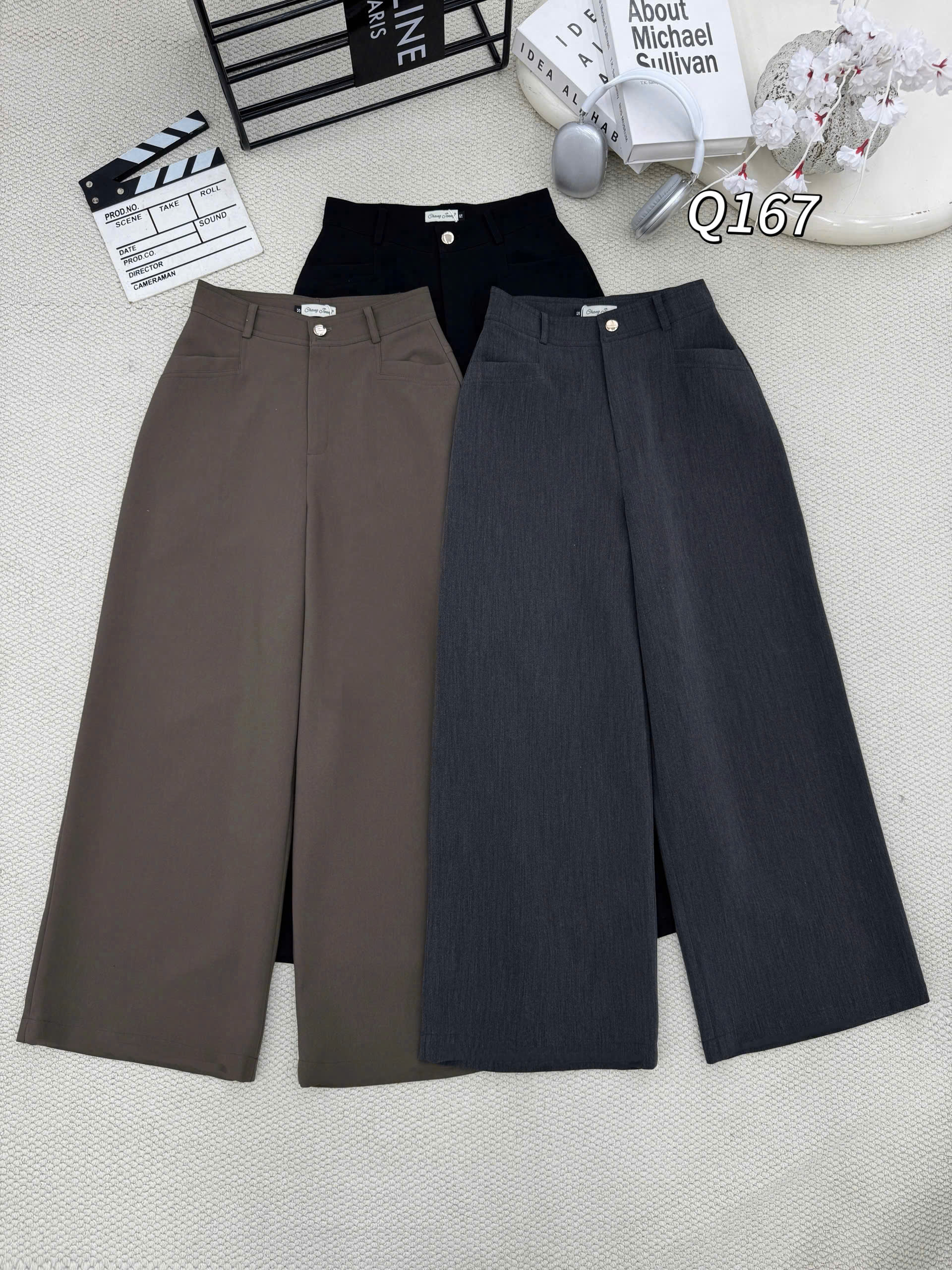 Q167 Quần xuông túi lờ