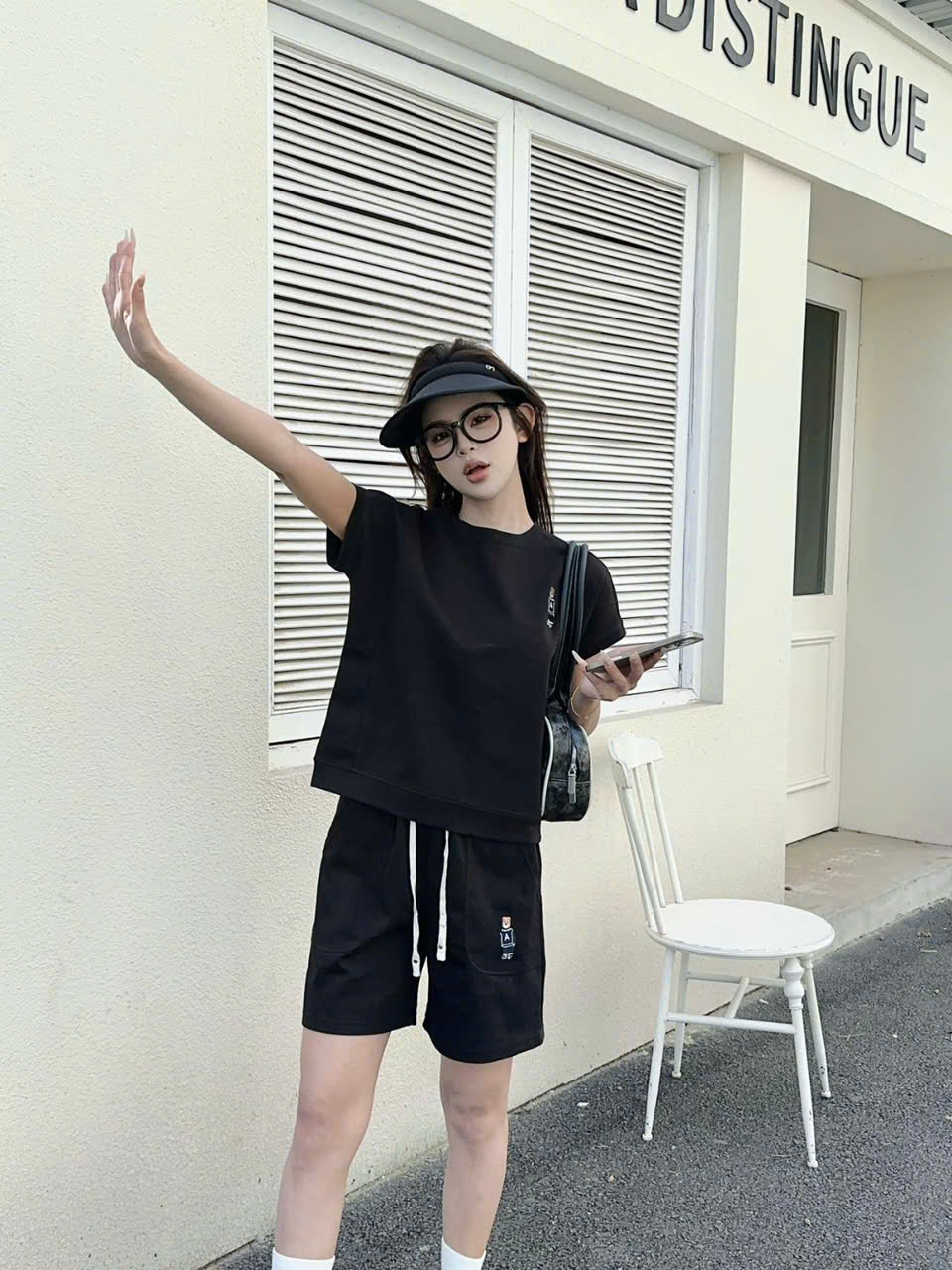 B523 Set cộc thêu gấu