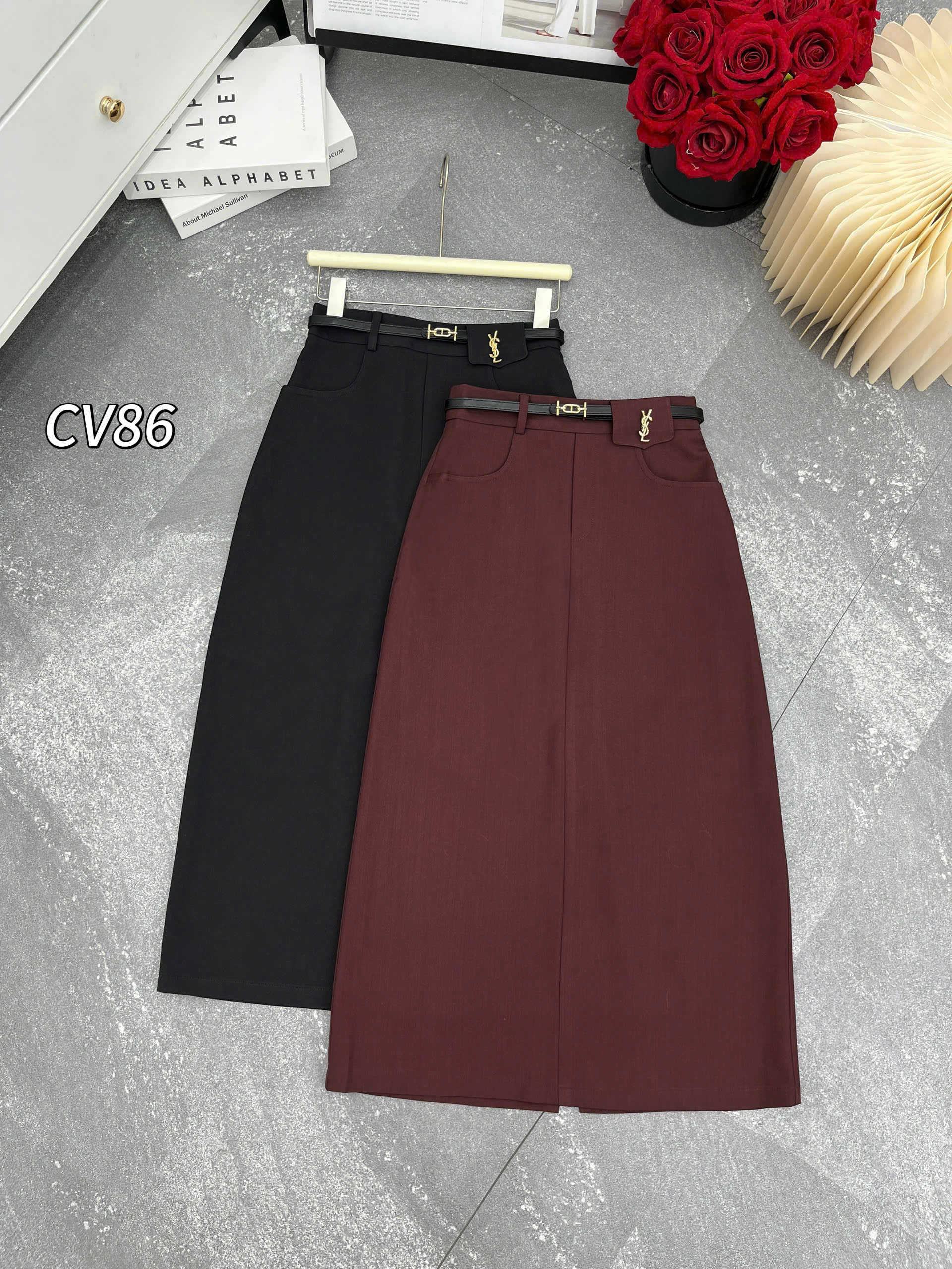CV86 cv 2 túi cạp YSL