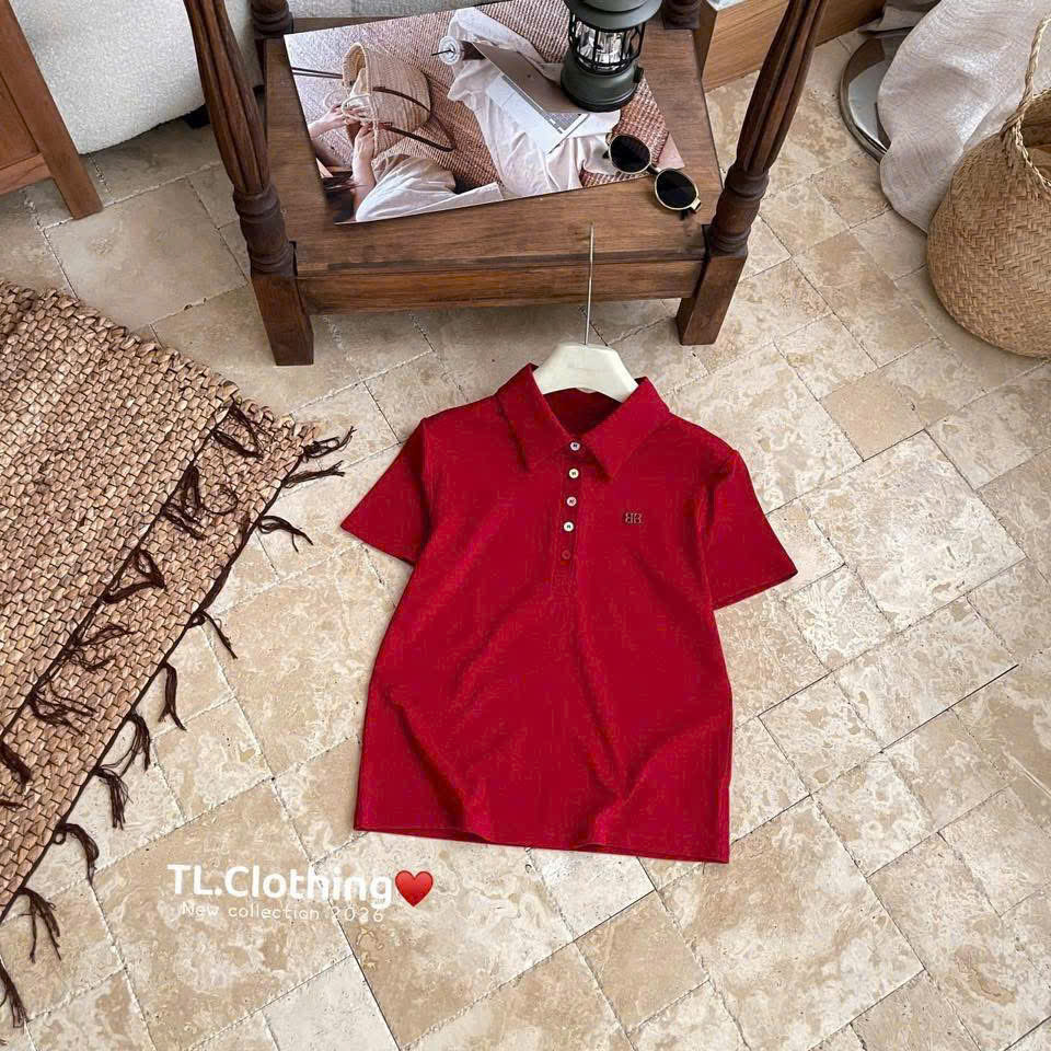 AP50 Áo polo cộc tay cúc màu