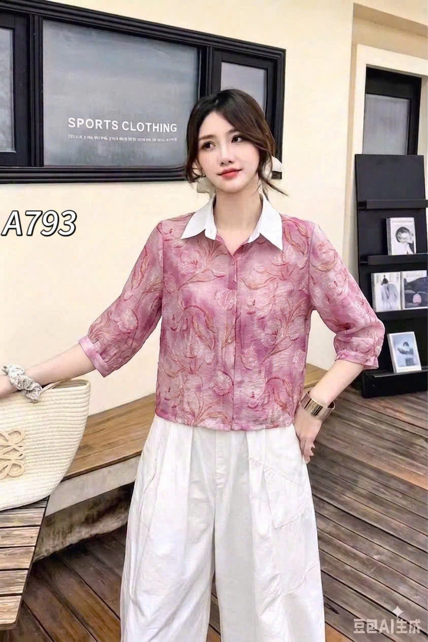 A793 Áo tơ lụa cao cấp