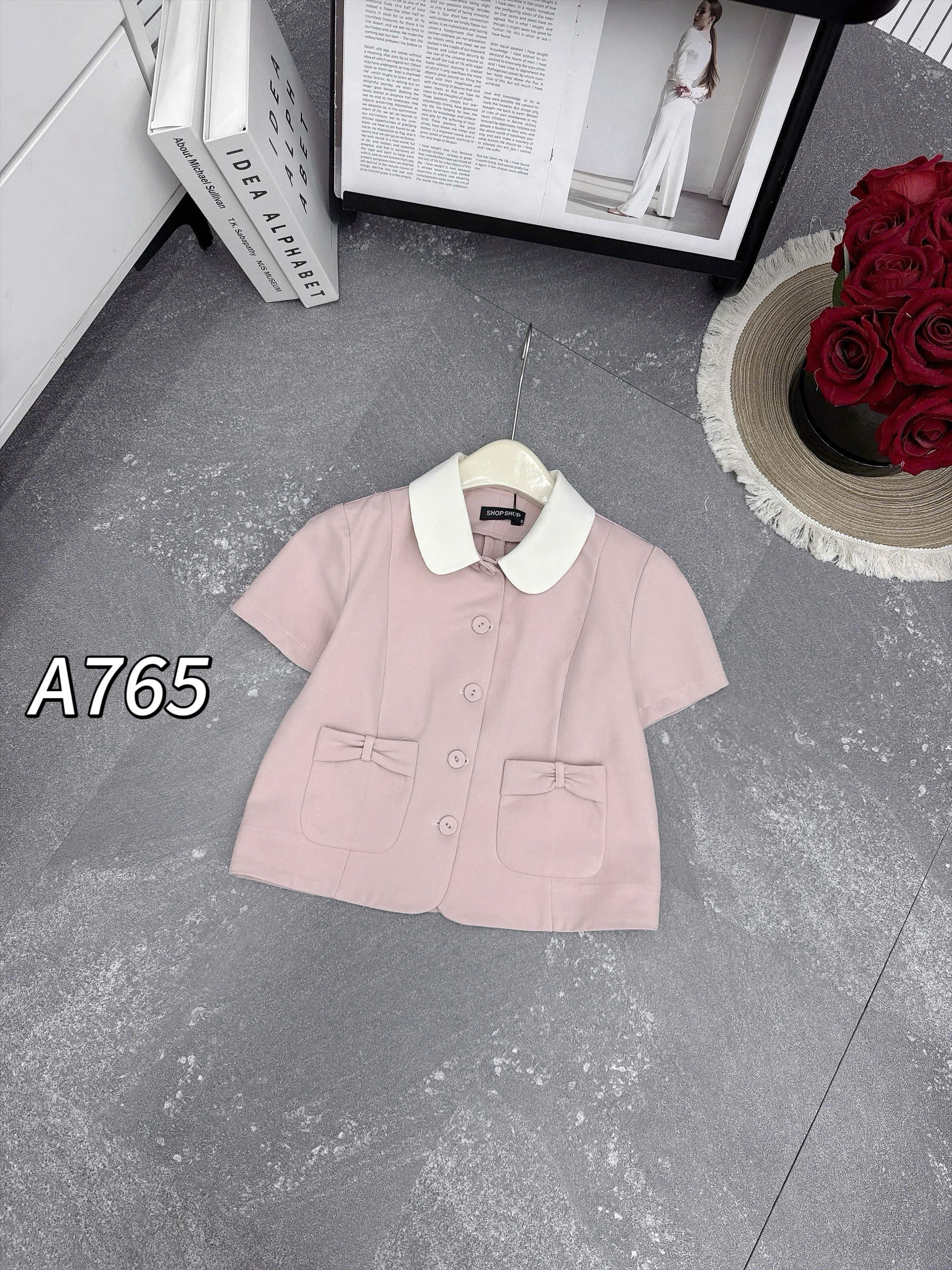 A765 áo kí giả túi nơ