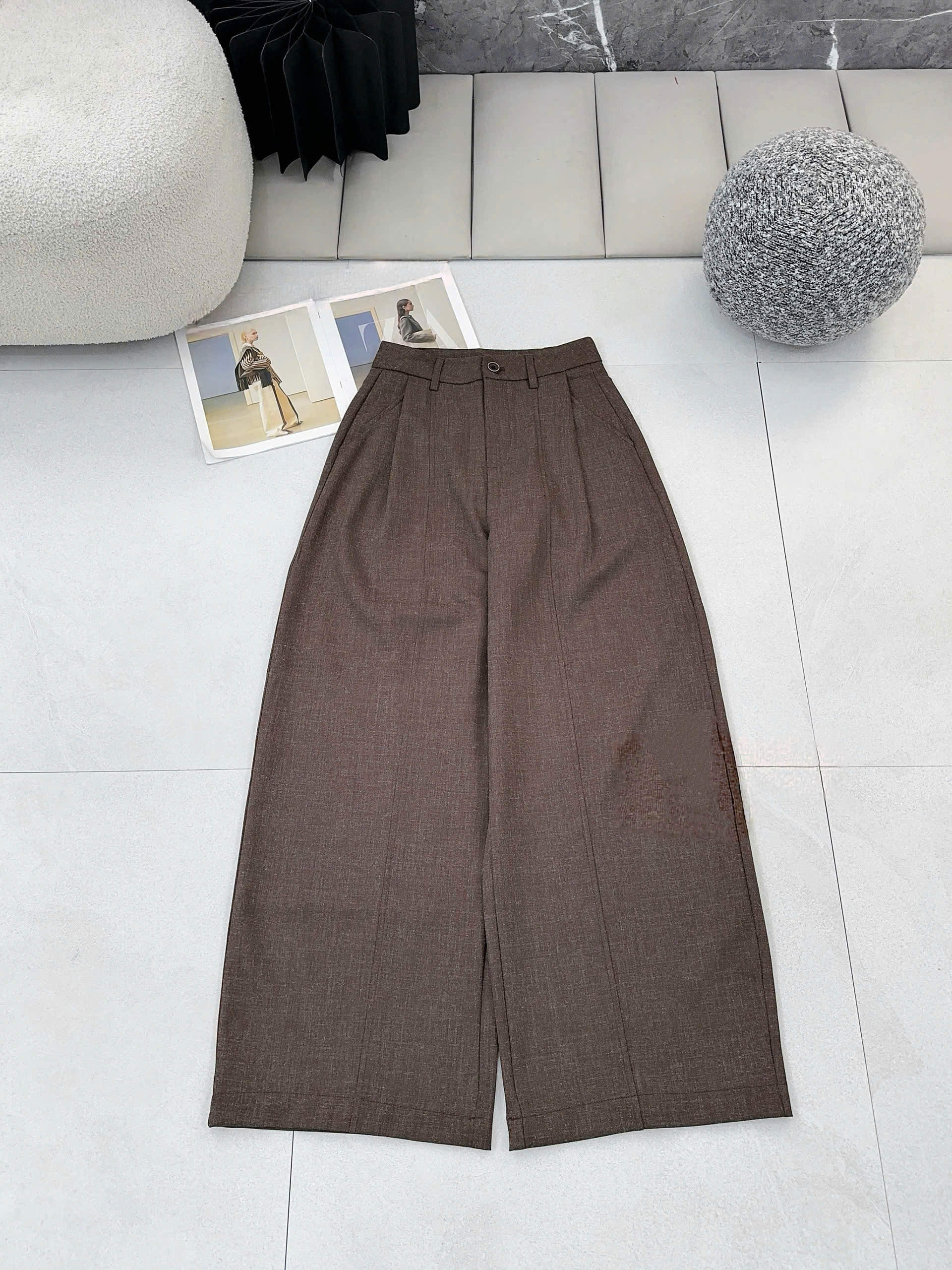 Q61716 quần vải xước dài 100