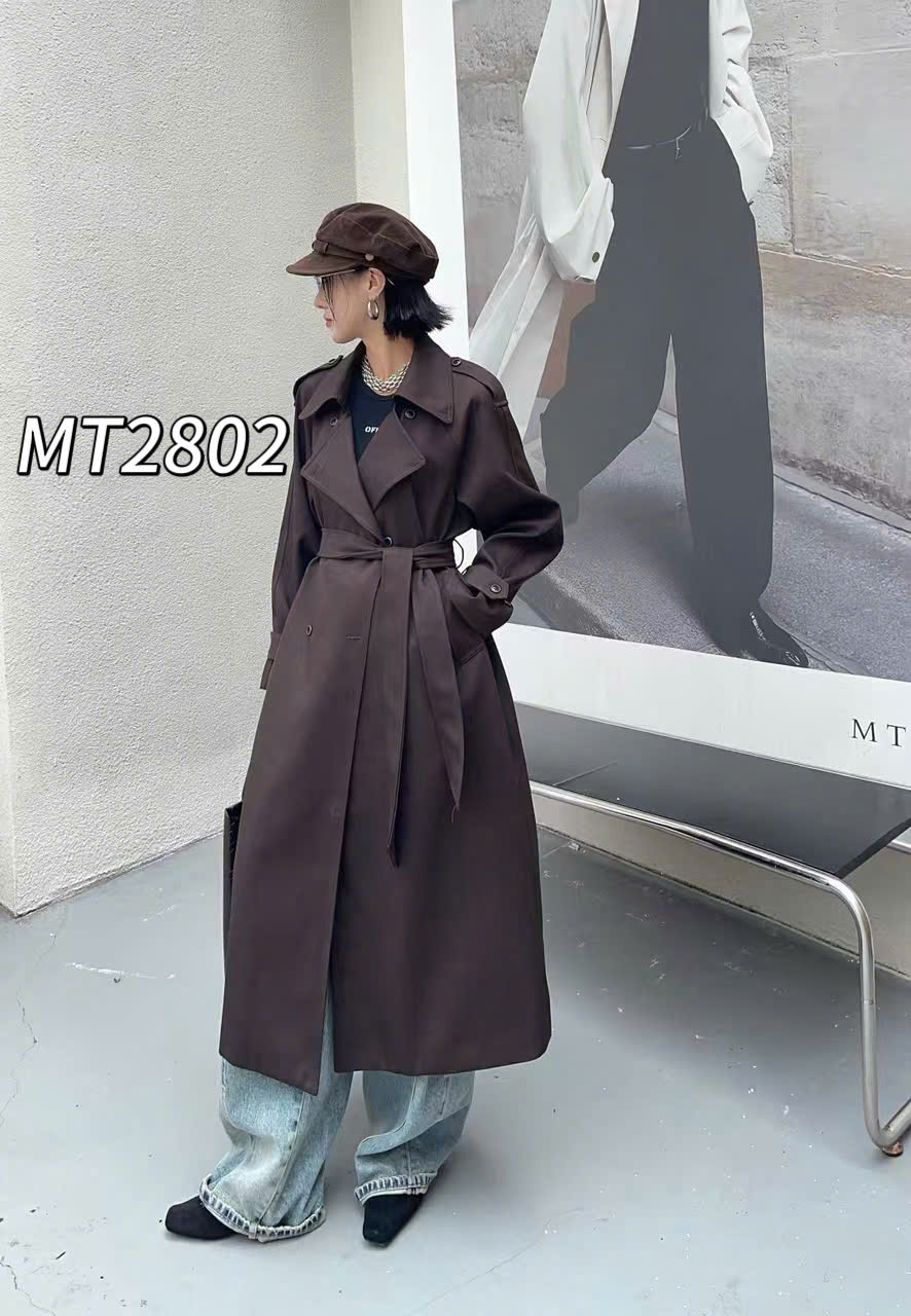 MT2802 Áo măng tô dáng dài QC