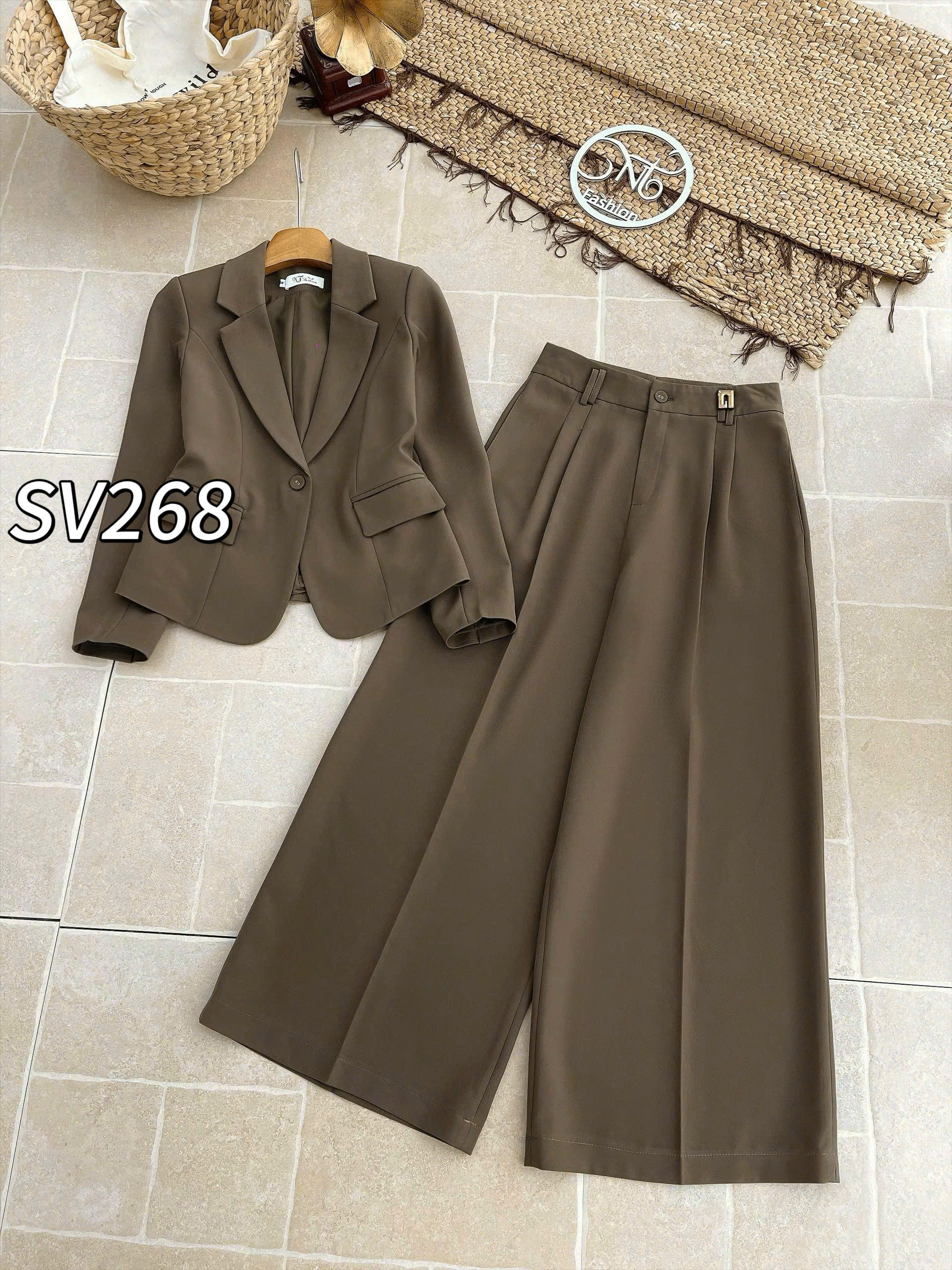 SV268 set vest chéo mỹ