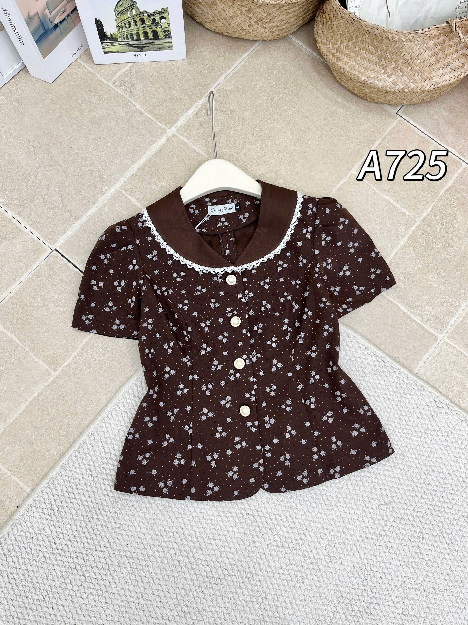 A725 áo kí giả hoa nhí