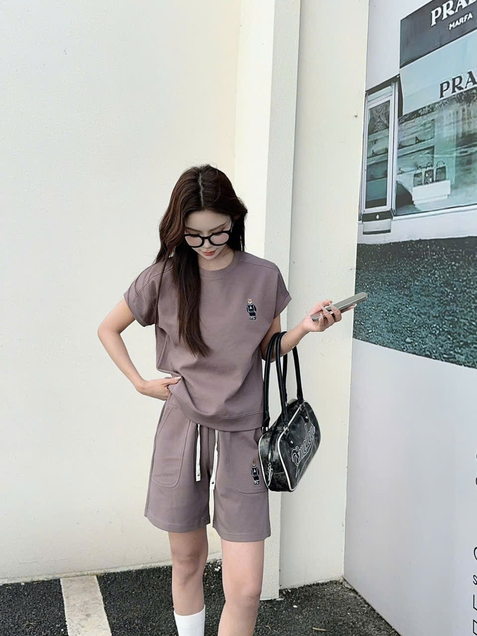 B523 Set cộc thêu gấu