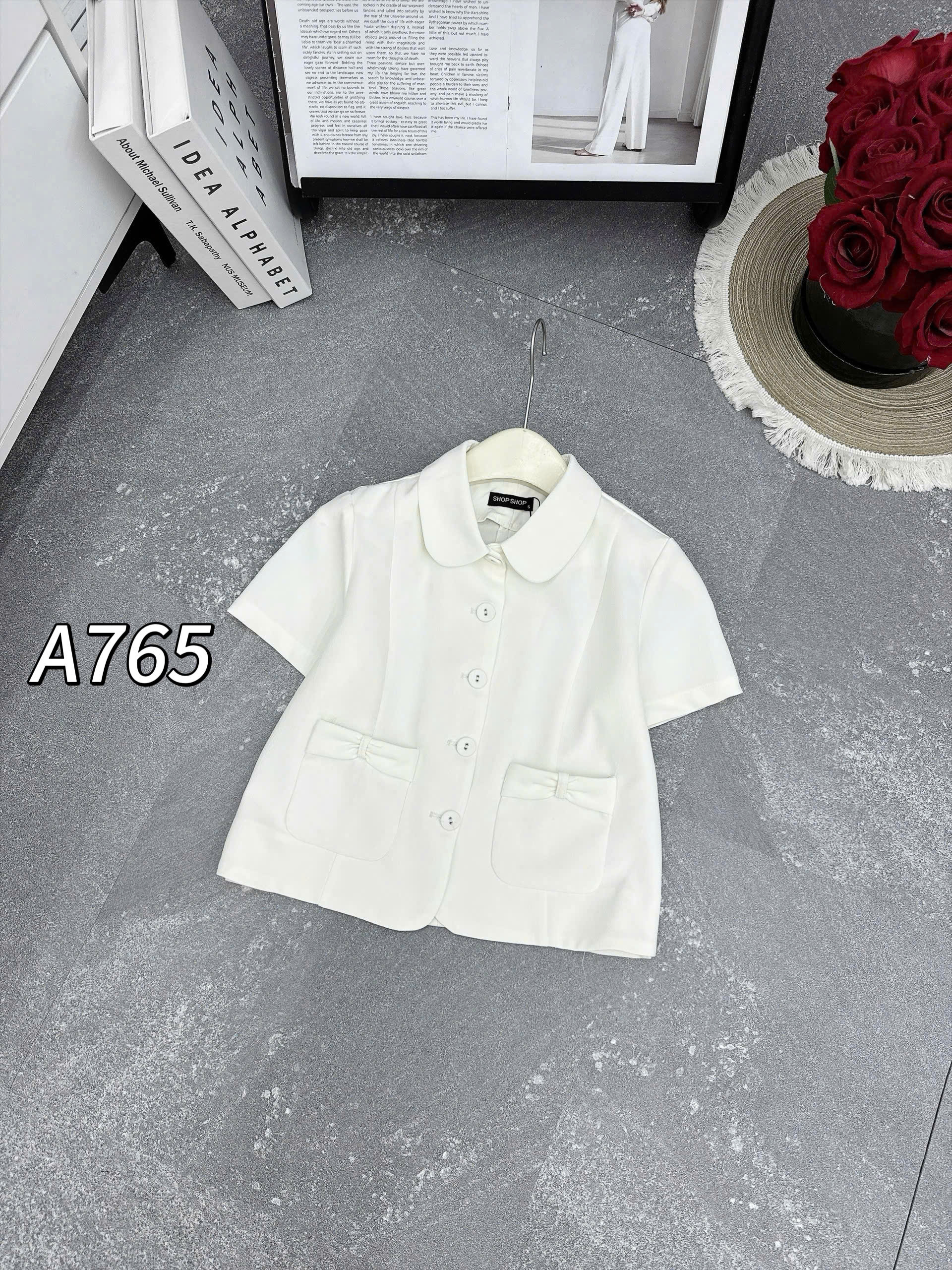 A765 áo kí giả túi nơ