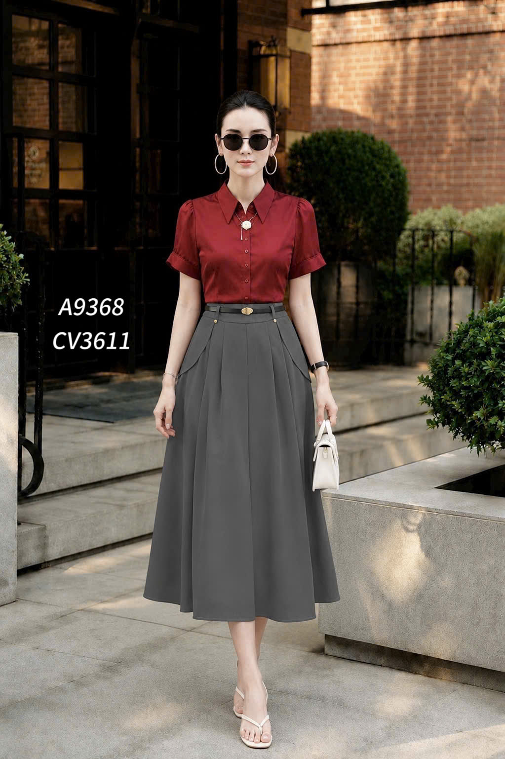 CV3166 cv QC vạt hông
