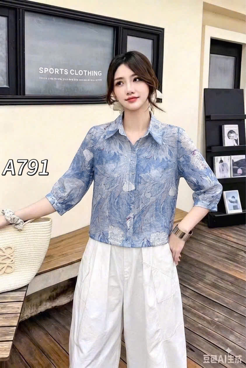 A791 áo tơ tay lỡ