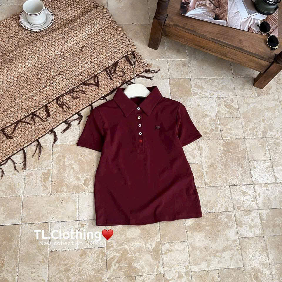 AP50 Áo polo cộc tay cúc màu