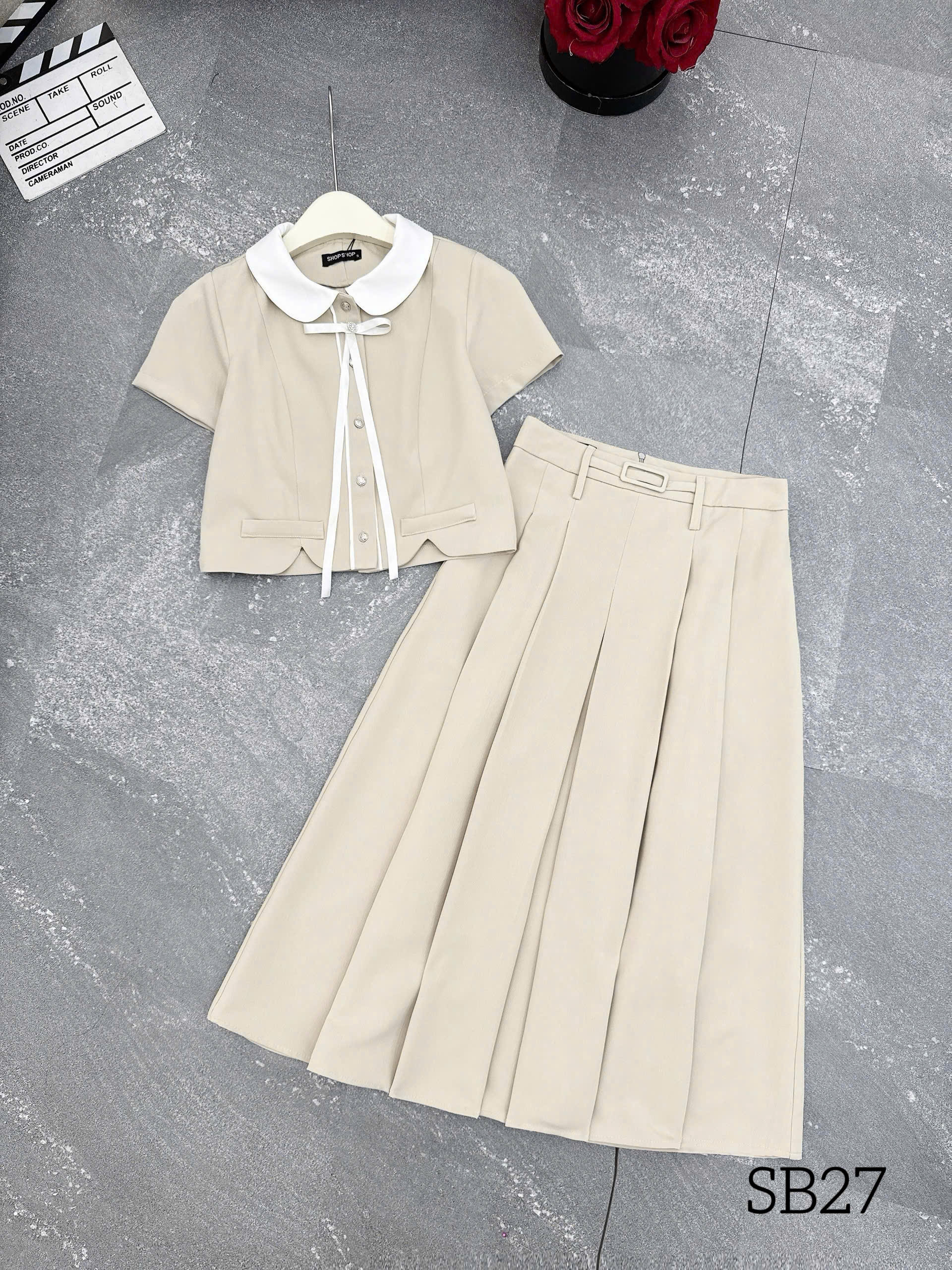 SB27 set cổ sen cv đai bọc