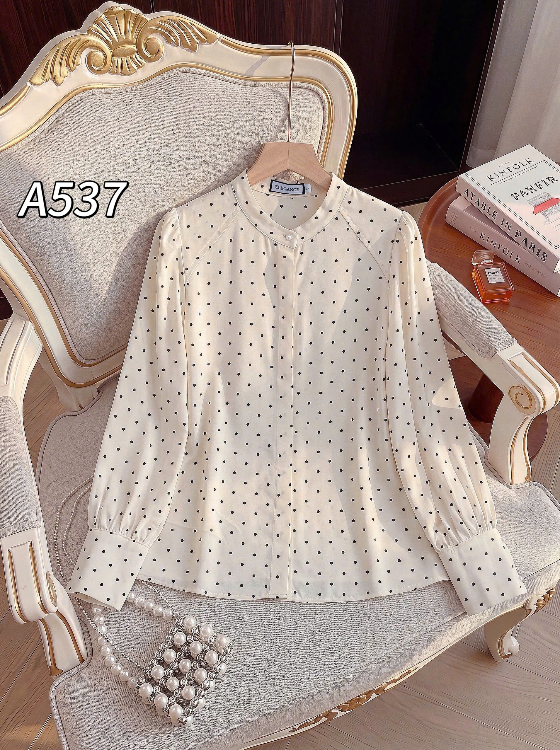 A537 áo bi nhí cổ tròn