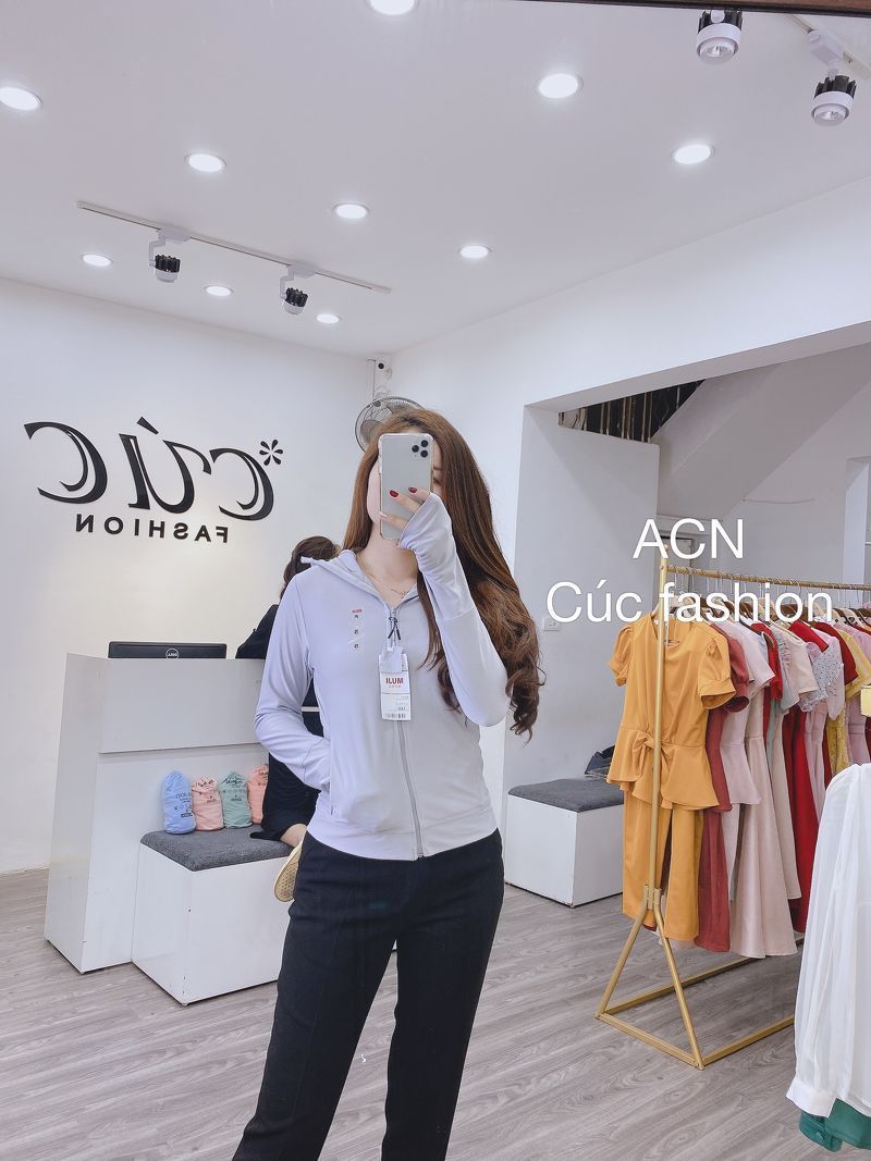 ACN áo nắng 2 lớp - Xám - XL