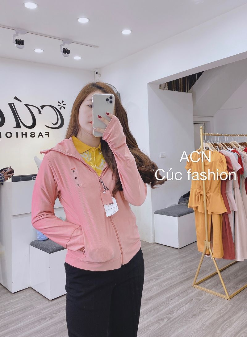 ACN áo nắng 2 lớp - Hồng - M
