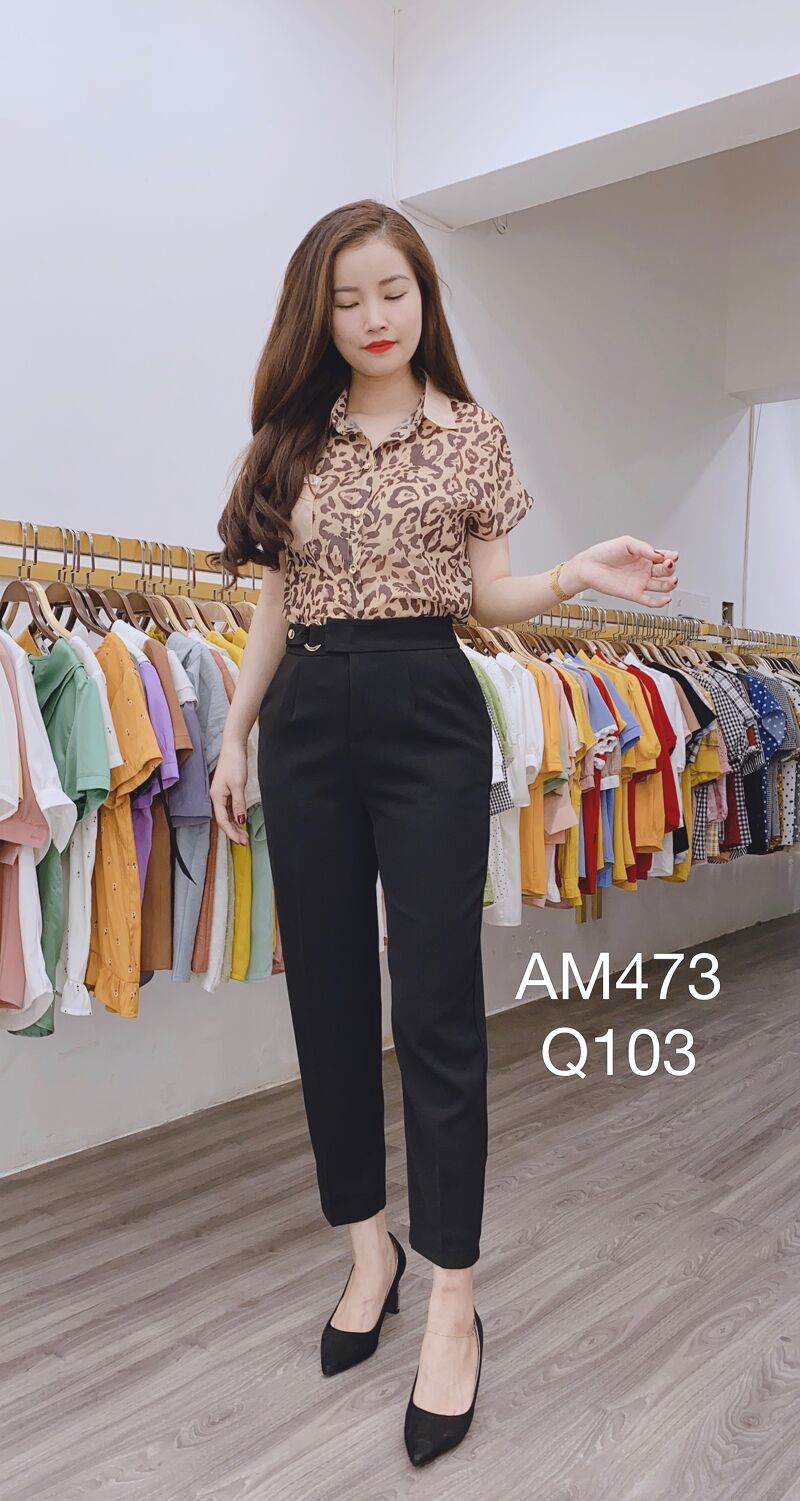 Q103 quần CC khuy tròn 7023