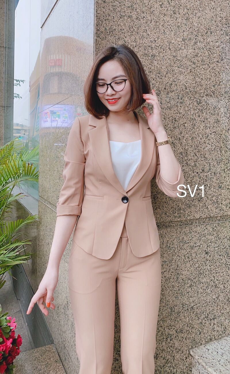 SV1 set vest tay lỡ quần dài