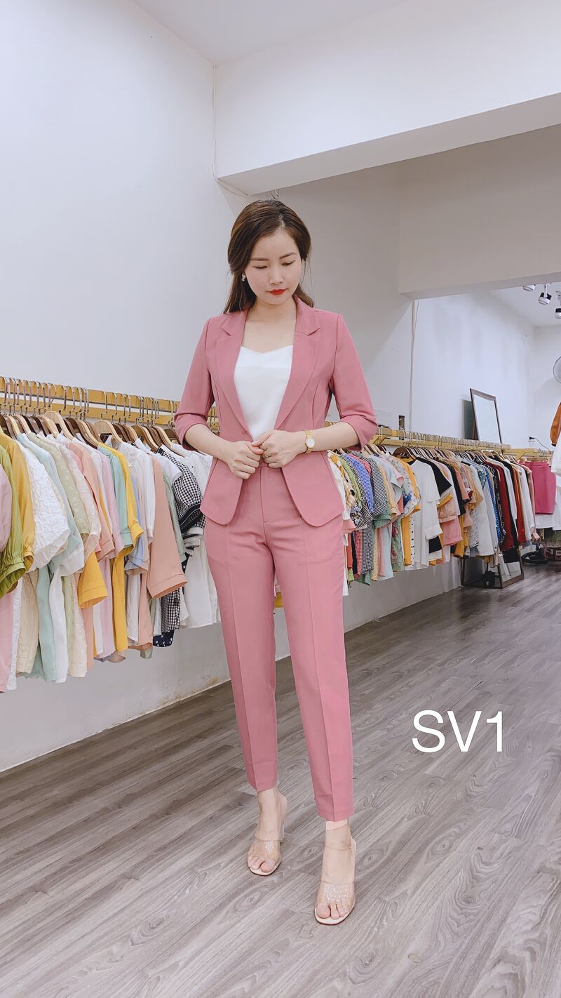 SV1 set vest tay lỡ quần dài