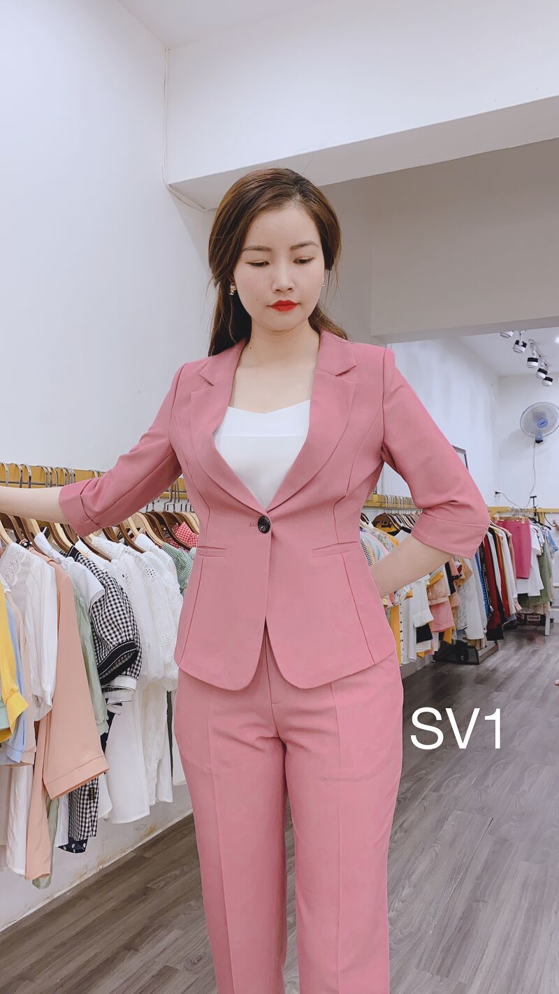 SV1 set vest tay lỡ quần dài