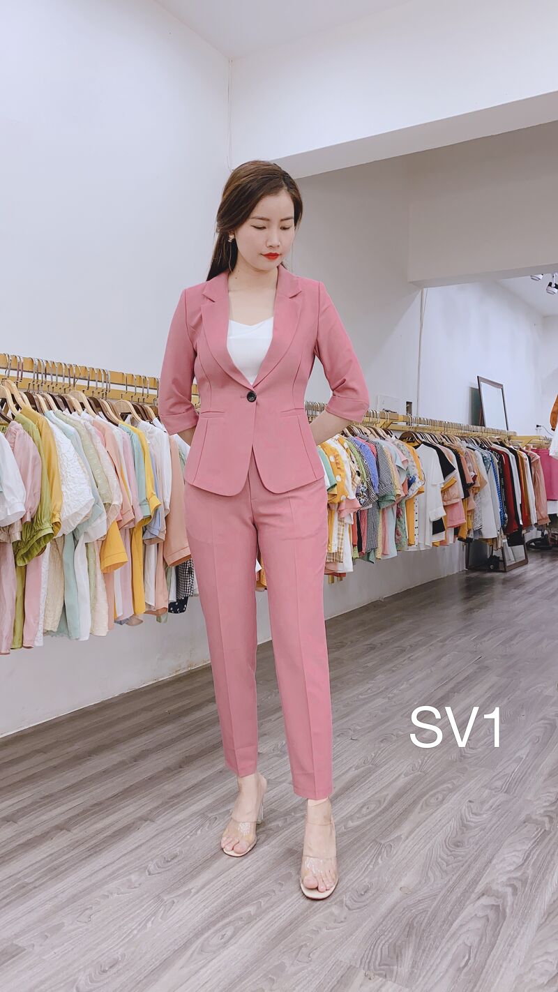 SV1 set vest tay lỡ quần dài