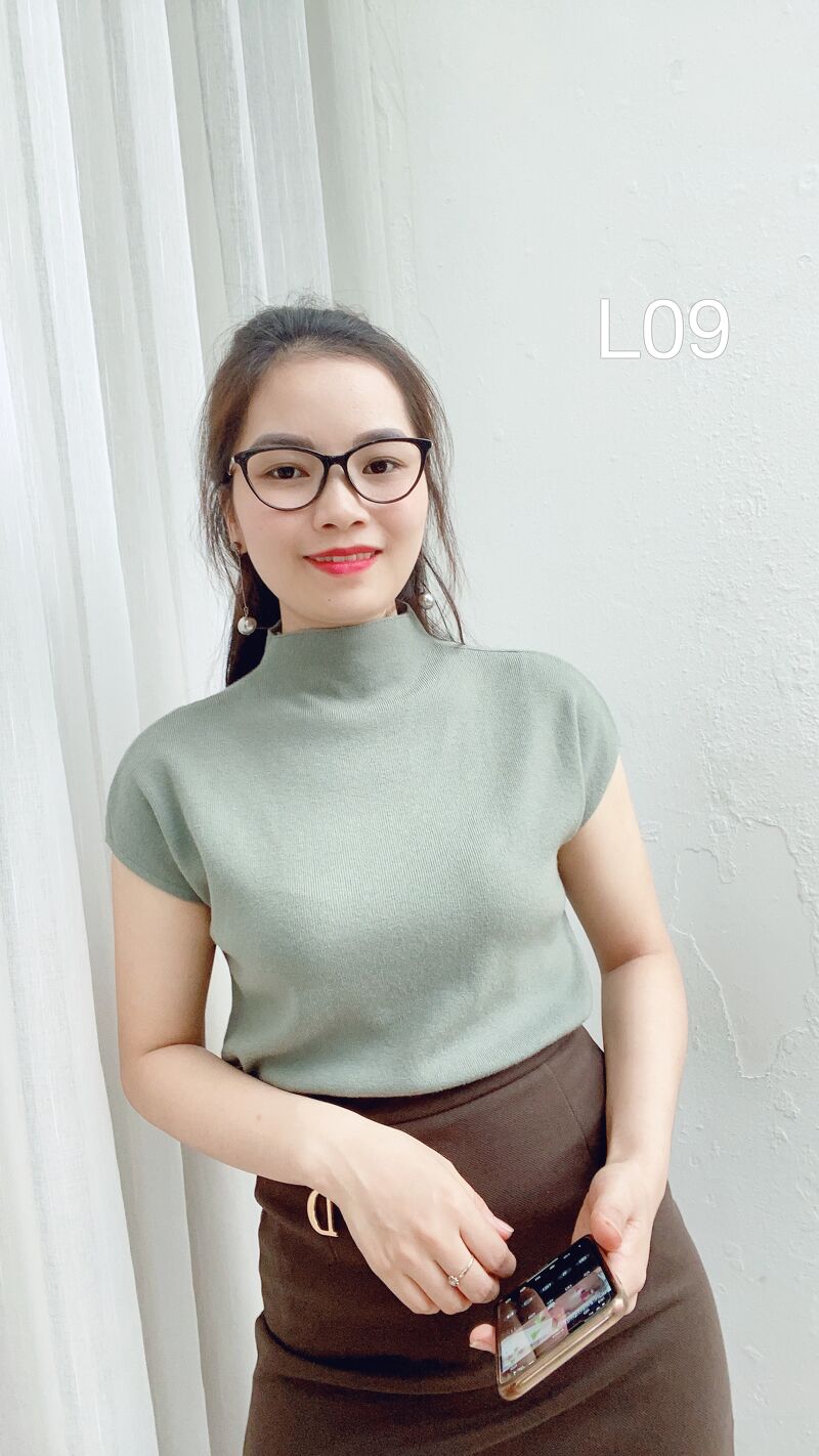 L09 áo len tay hến