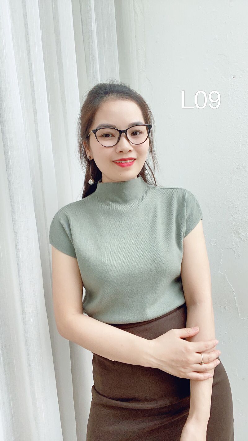 L09 áo len tay hến