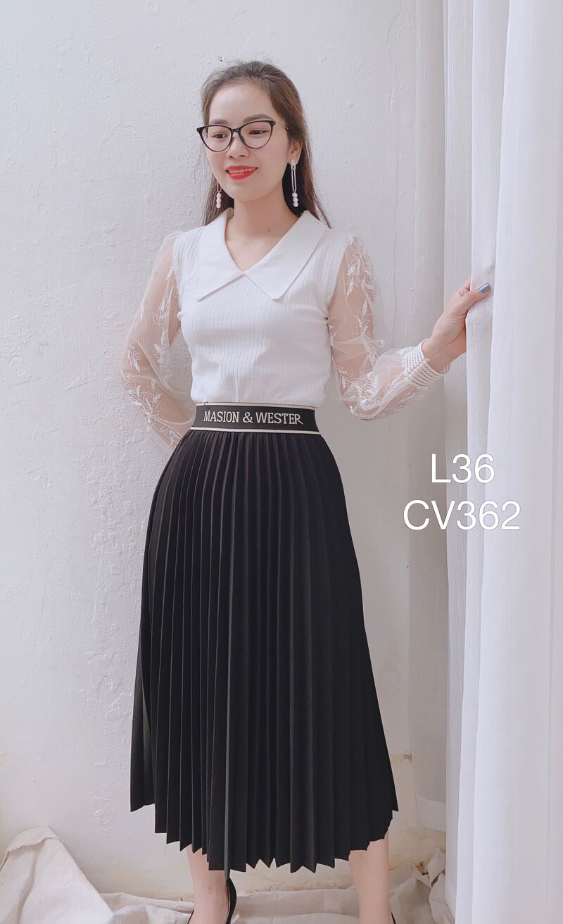 CV362 cv xòe ly cạp chữ