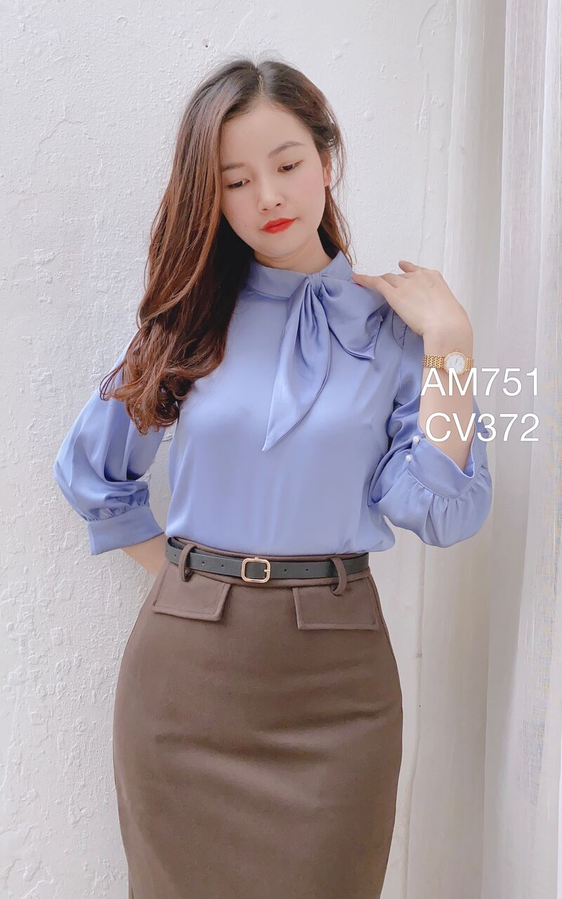 CV372 cv đai 2 túi cạp