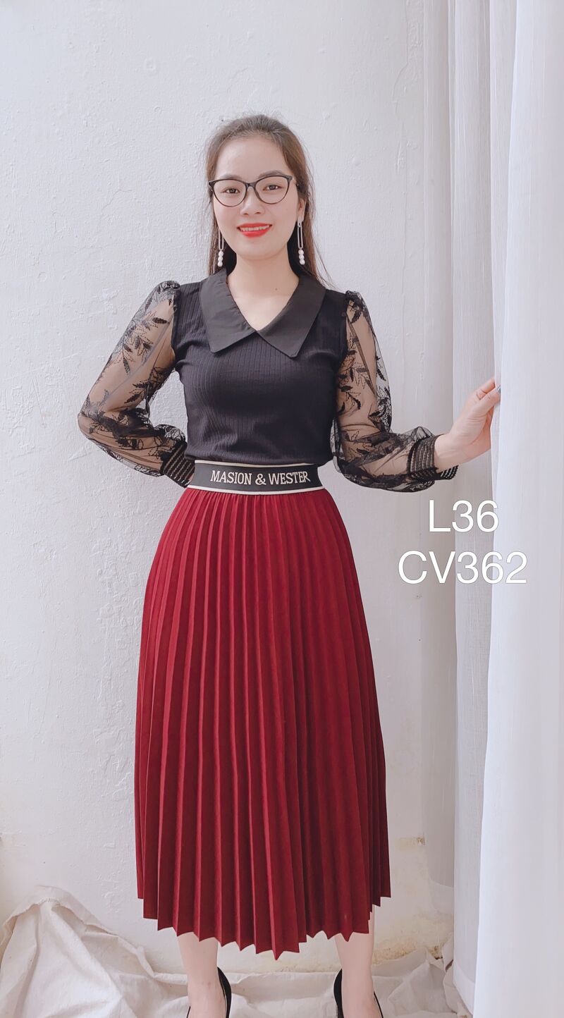 CV362 cv xòe ly cạp chữ