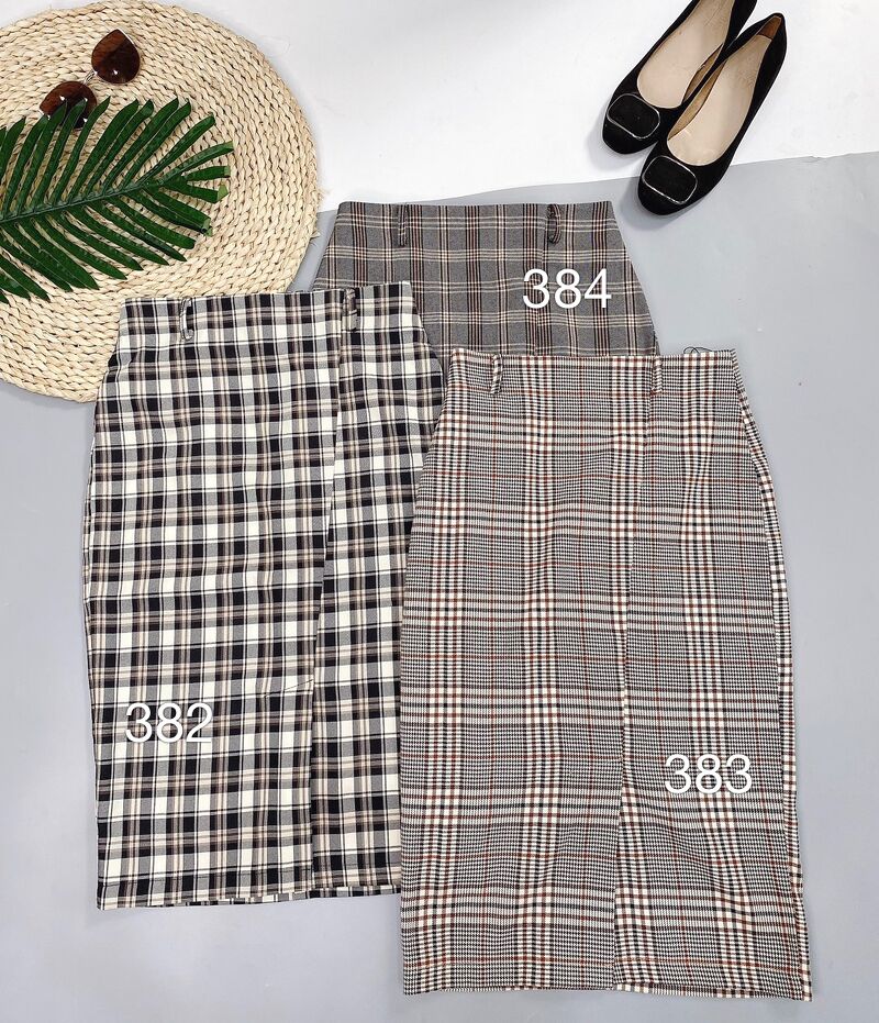 CV384 cv đai kẻ xám