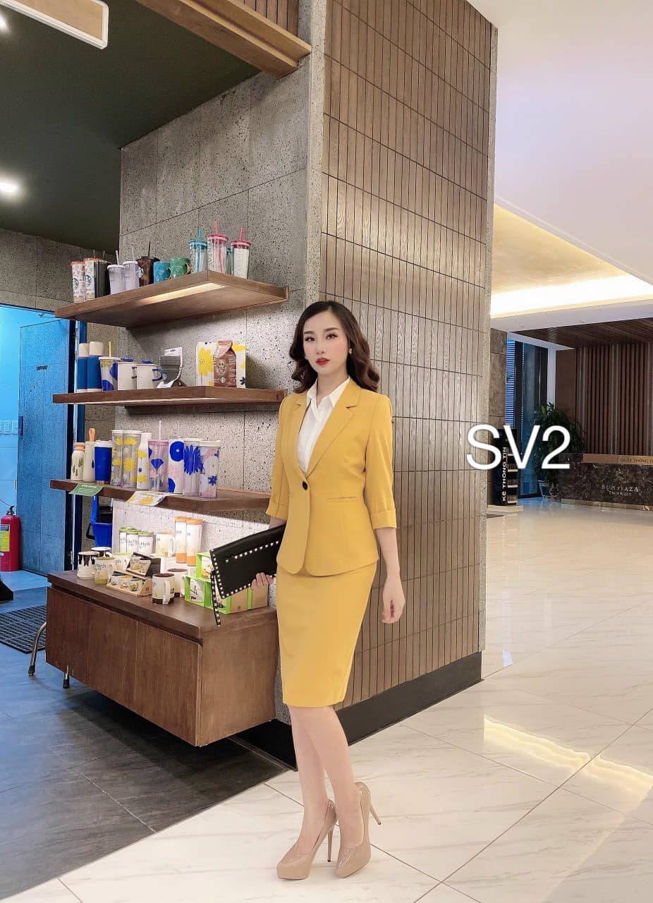 SV2 set vest tay lỡ chân váy ngắn