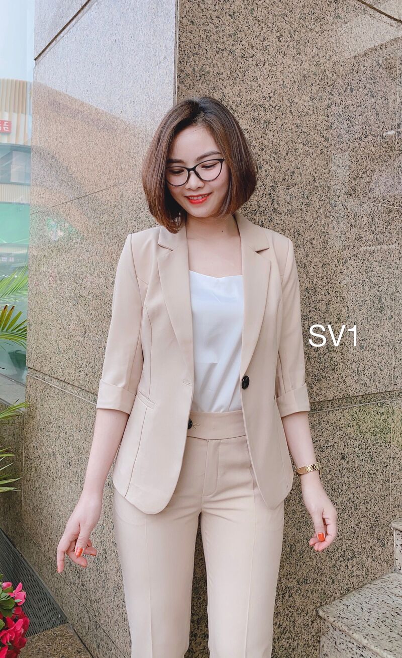 SV1 set vest tay lỡ quần dài