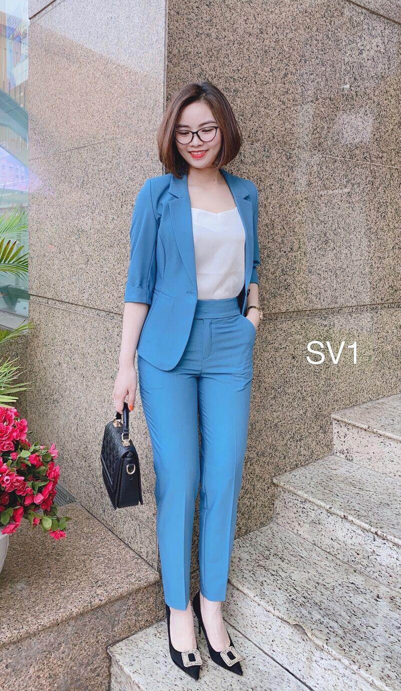 SV1 set vest tay lỡ quần dài