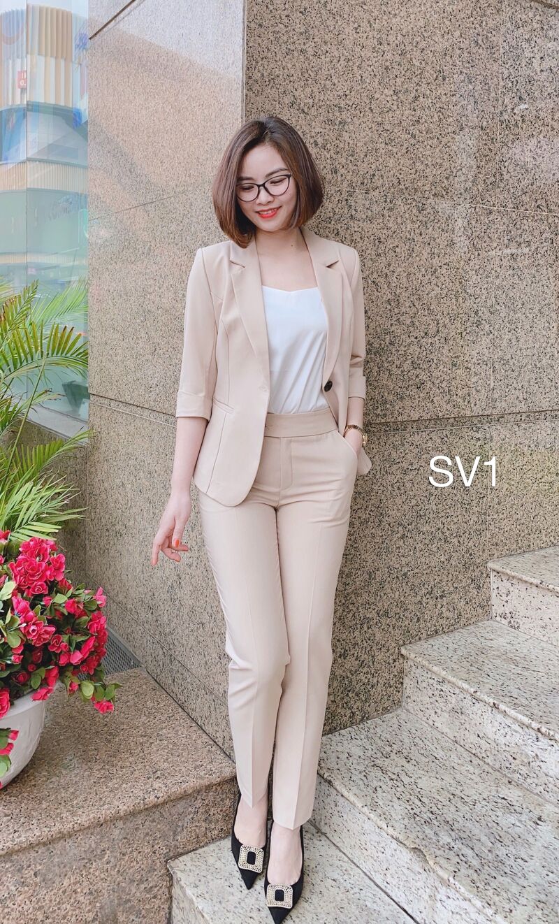 SV1 set vest tay lỡ quần dài