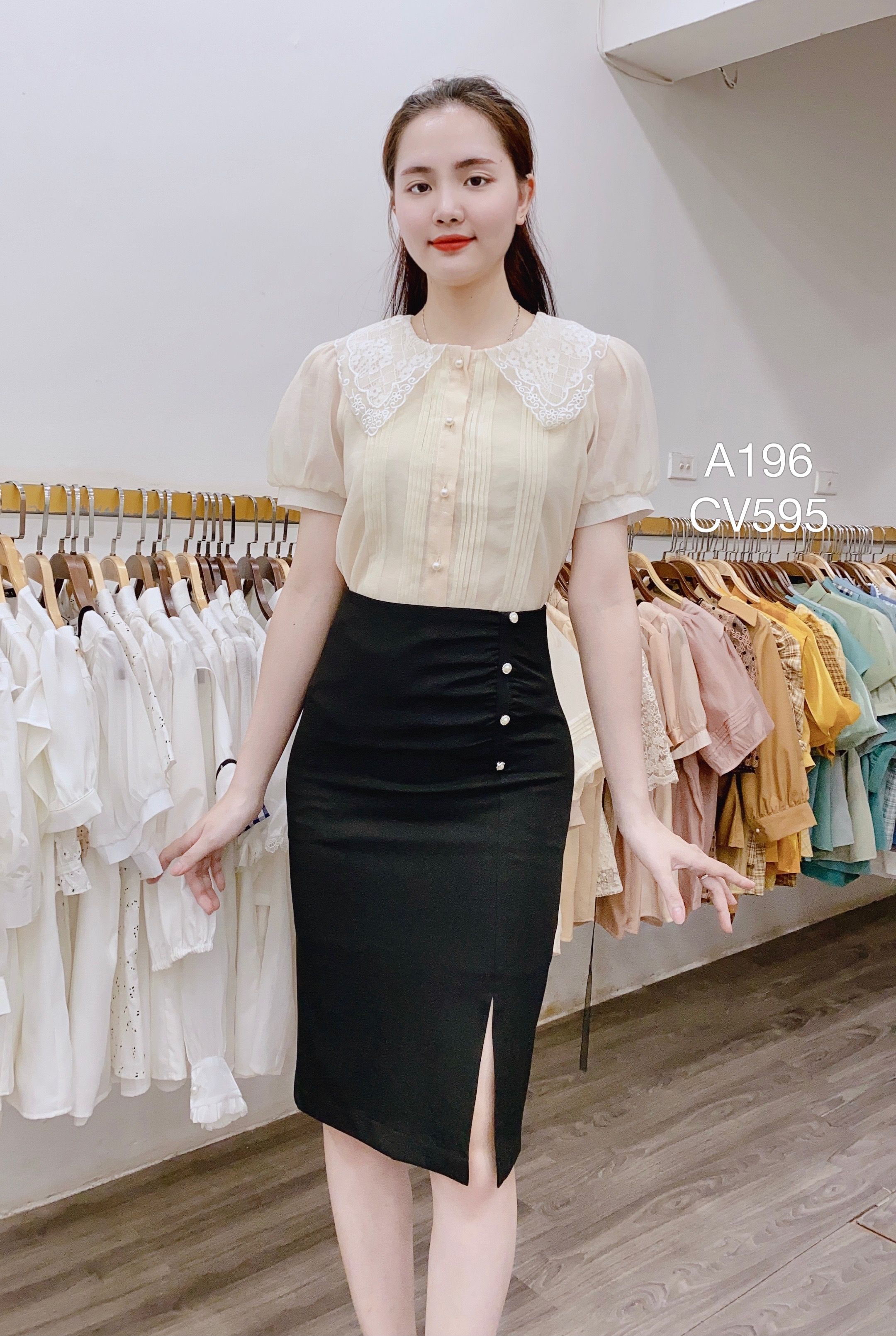 CV595 cv 3 cúc ngọc