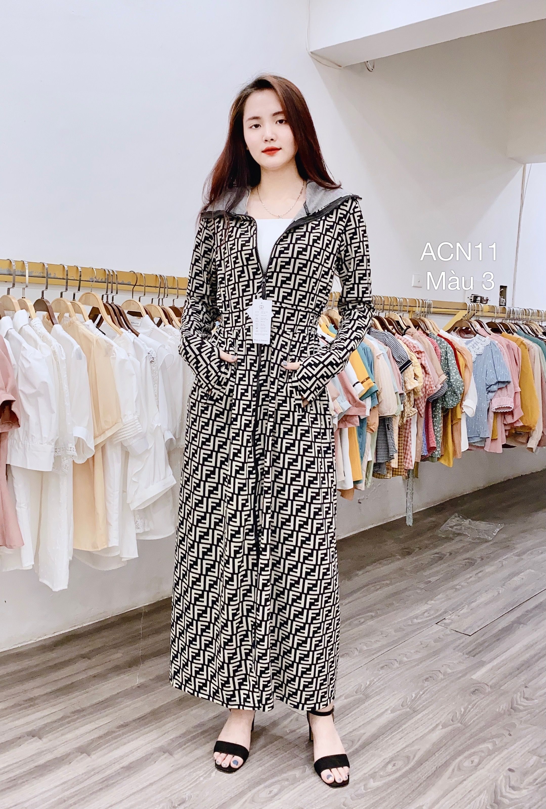 ACN11 áo chồng nắng cotton lạnh