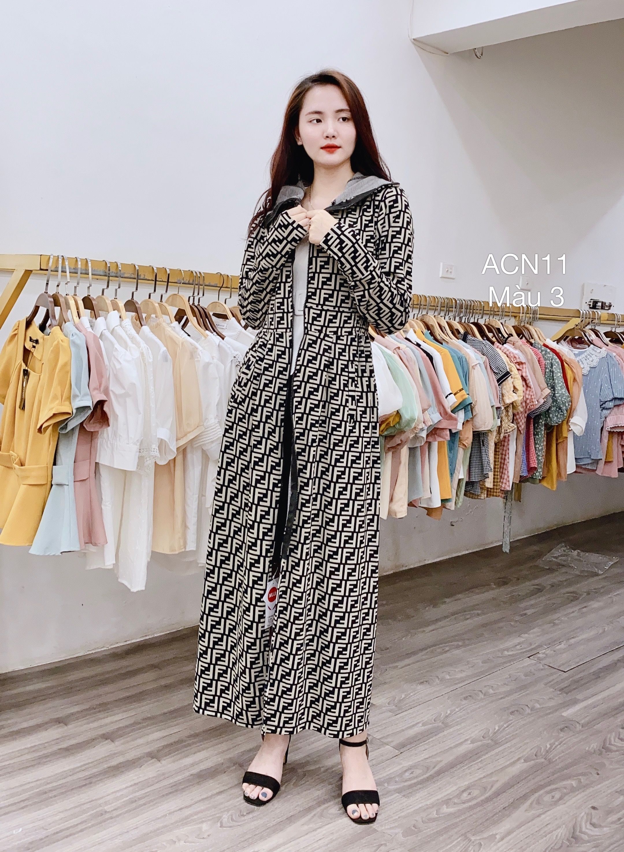 ACN11 áo chồng nắng cotton lạnh