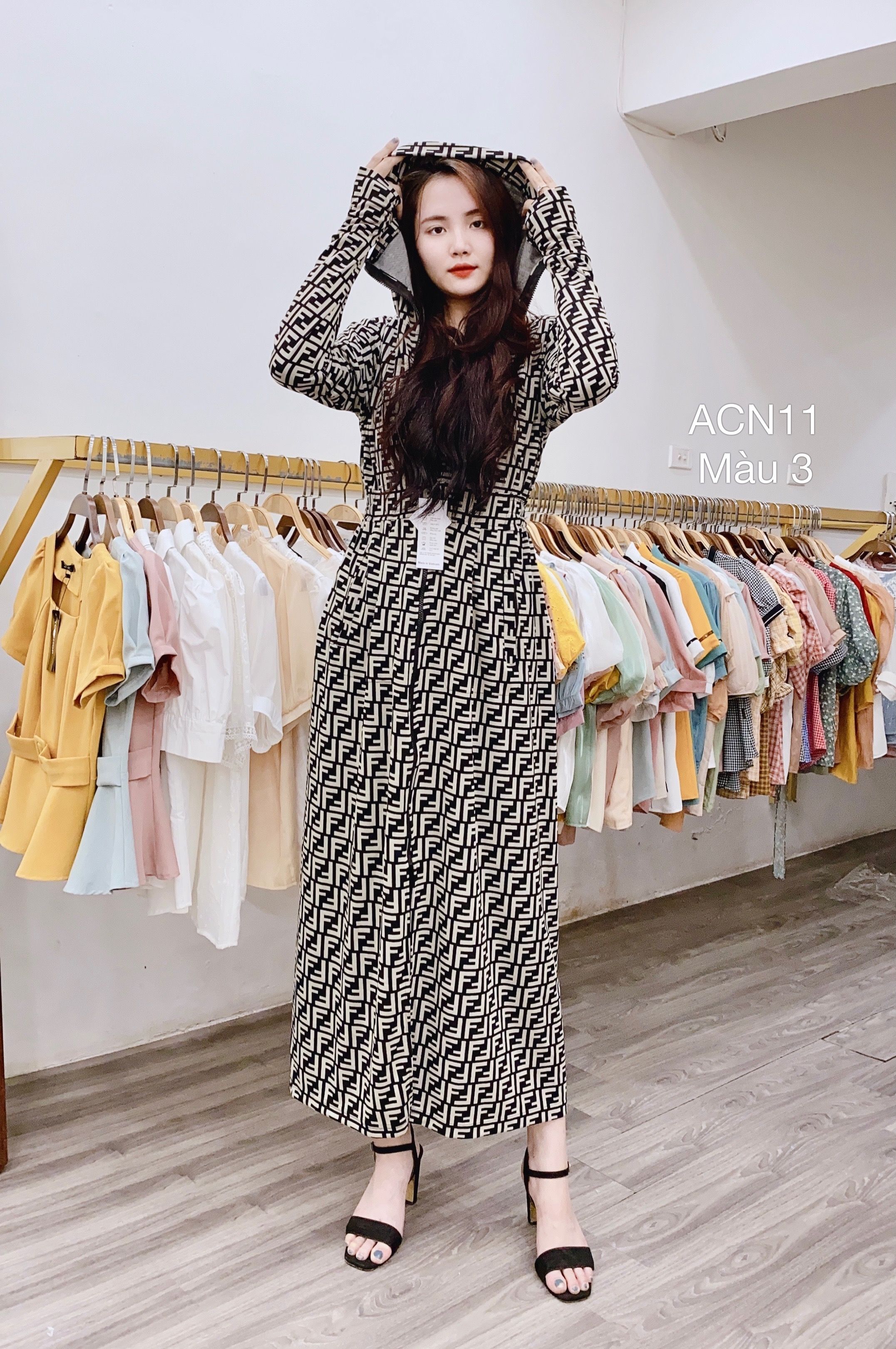 ACN11 áo chồng nắng cotton lạnh